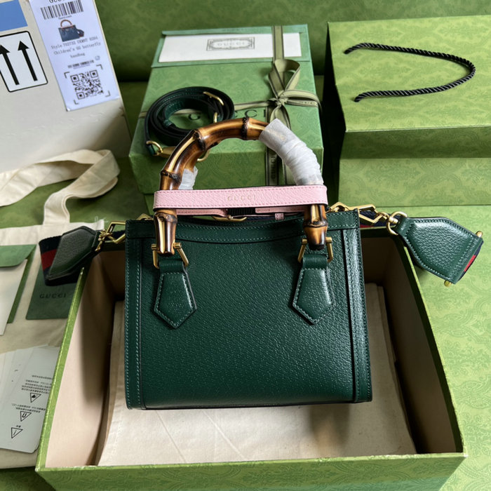 Gucci Diana Mini Tote Bag Green 702732