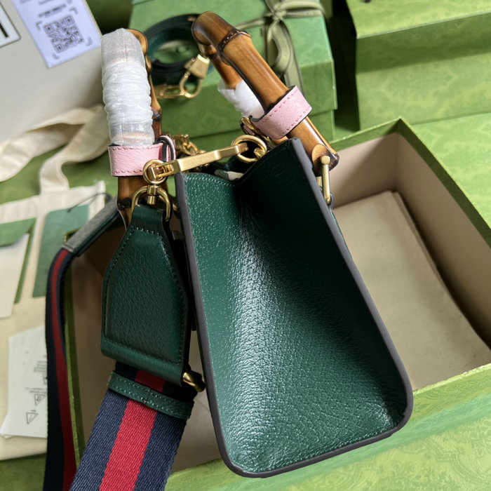 Gucci Diana Mini Tote Bag Green 702732