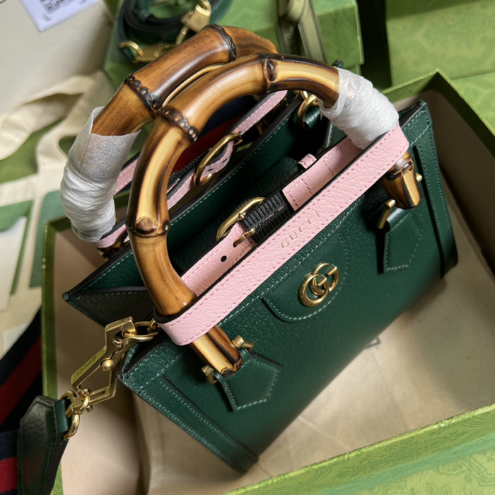 Gucci Diana Mini Tote Bag Green 702732