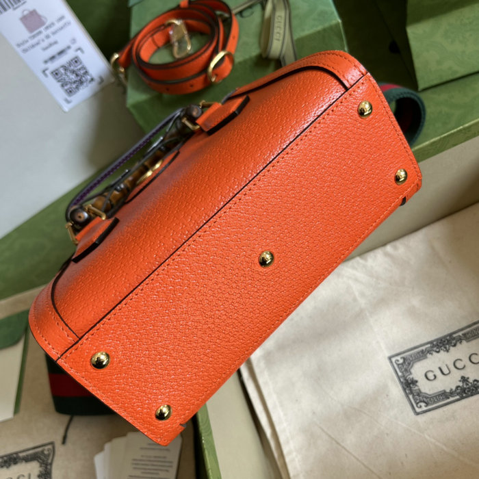 Gucci Diana Mini Tote Bag Orange 702732