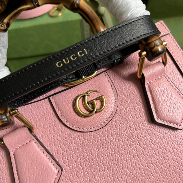 Gucci Diana Mini Tote Bag Pink 702732