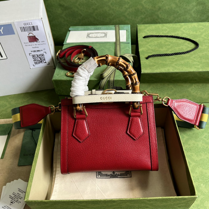 Gucci Diana Mini Tote Bag Red 702732