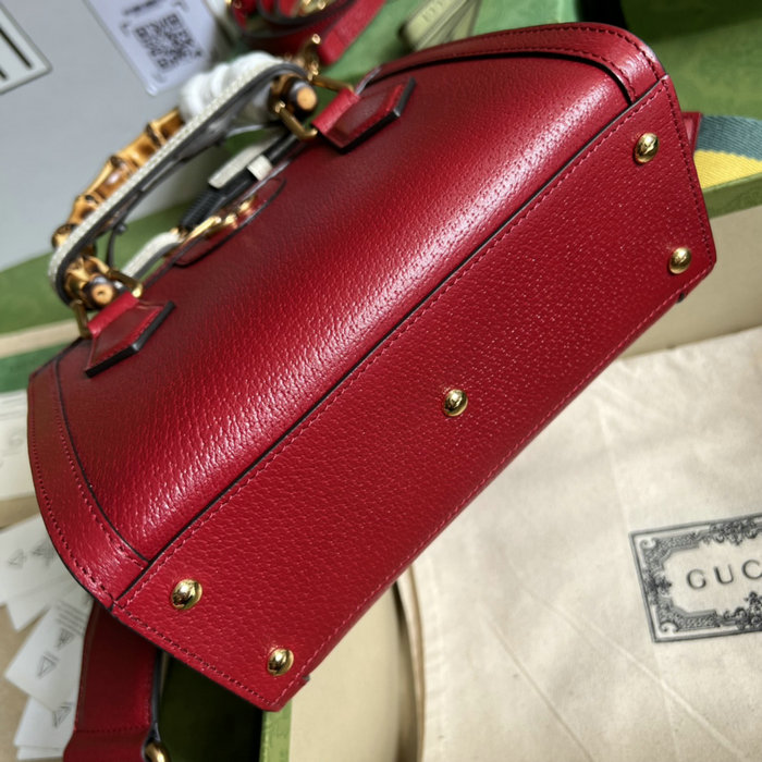 Gucci Diana Mini Tote Bag Red 702732