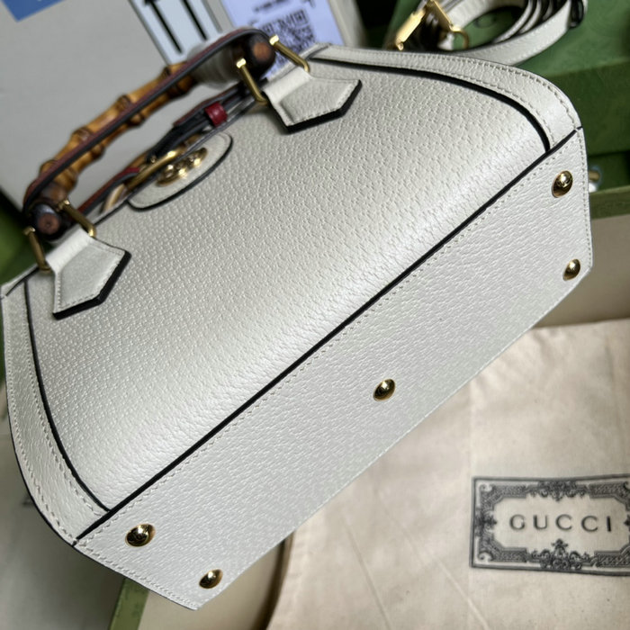 Gucci Diana Mini Tote Bag White 702732