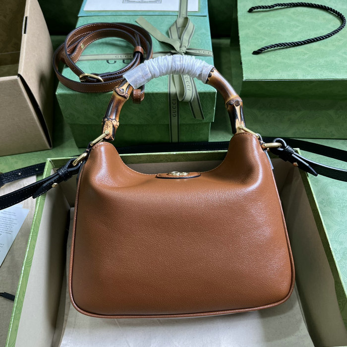 Gucci Diana Small Shoulder Bag Brown 746251