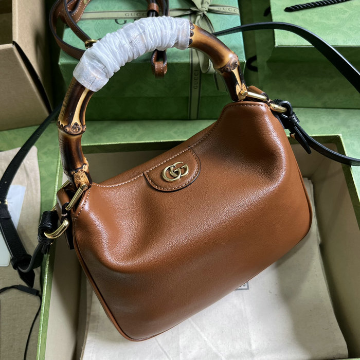Gucci Diana Small Shoulder Bag Brown 746251