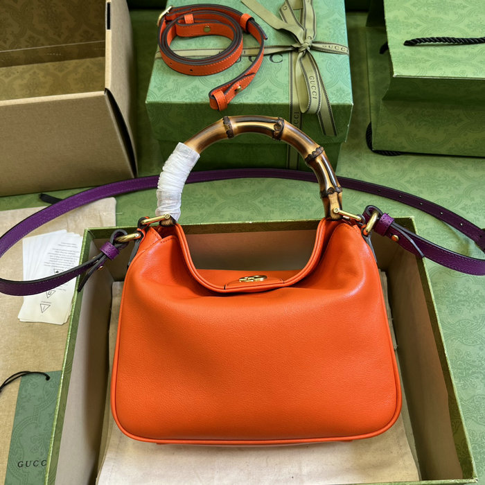 Gucci Diana Small Shoulder Bag Orange 746251