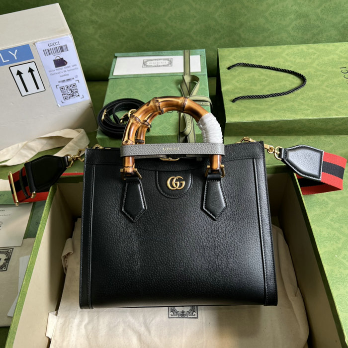 Gucci Diana Small Tote Bag Black 702721