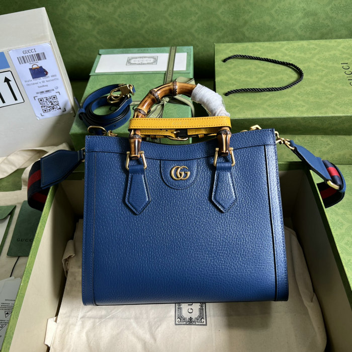 Gucci Diana Small Tote Bag Blue 702721