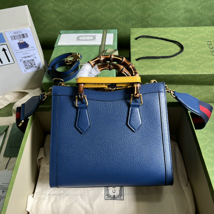 Gucci Diana Small Tote Bag Blue 702721