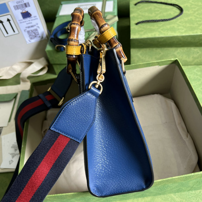Gucci Diana Small Tote Bag Blue 702721
