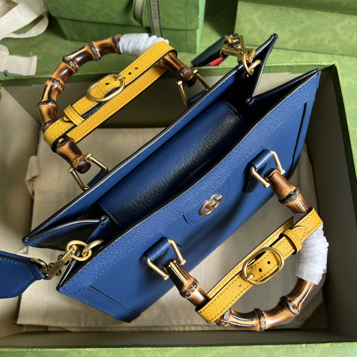 Gucci Diana Small Tote Bag Blue 702721