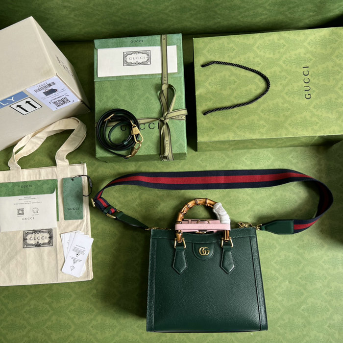 Gucci Diana Small Tote Bag Green 702721