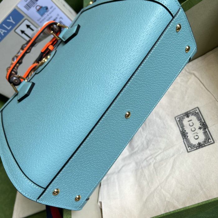 Gucci Diana Small Tote Bag Light Blue 702721