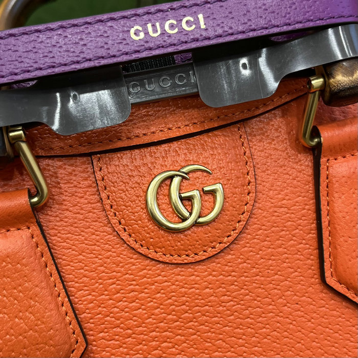 Gucci Diana Small Tote Bag Orange 702721