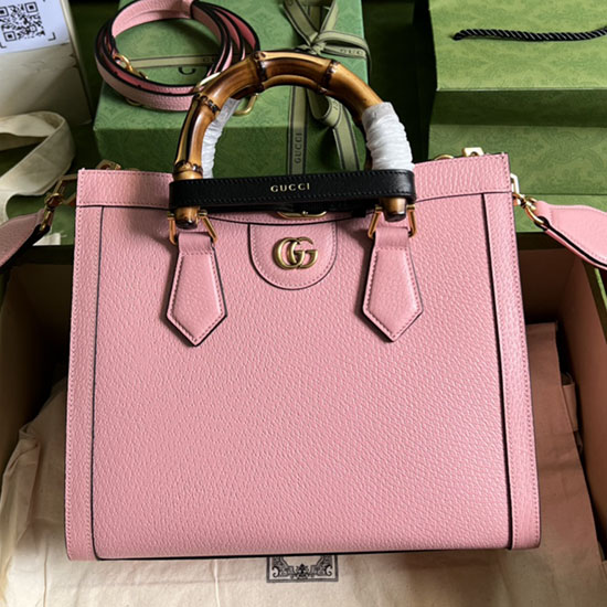 Gucci Diana Small Tote Bag Pink 702721