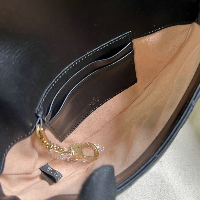 Gucci GG Marmont Matelasse Chain Mini Bag Black 746431