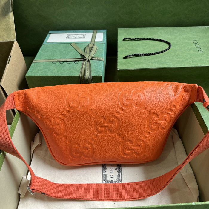 Gucci Jumbo GG Belt Bag Orange 645093