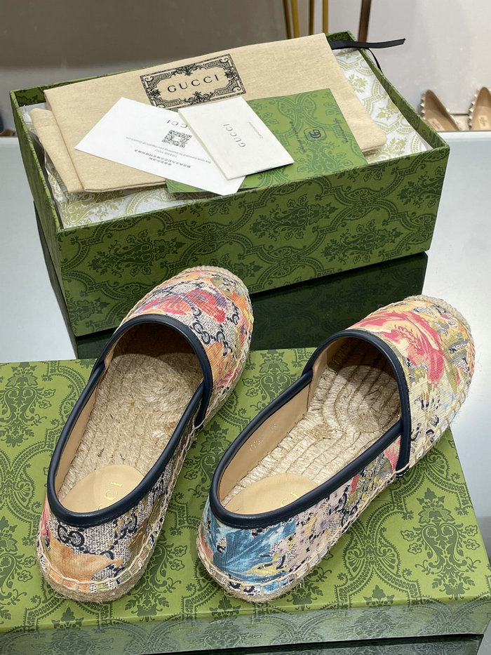 Gucci Multicolour Printed Espadrilles SNG052201