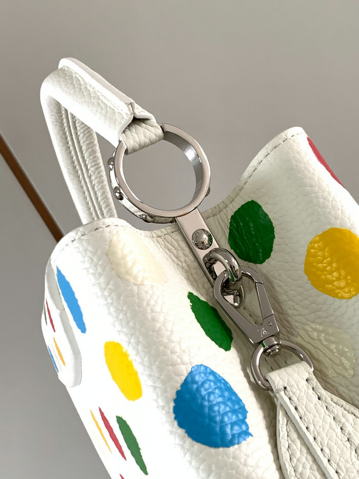 LV x YK Capucines BB Bag White M21637