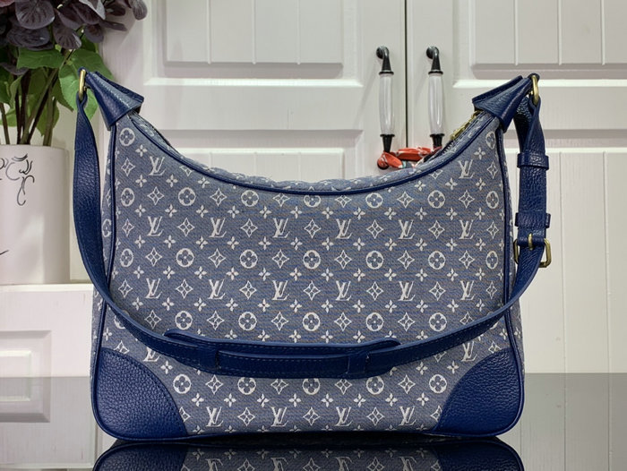 Louis Vuitton Boulogne Shoulder Bag Blue M95225