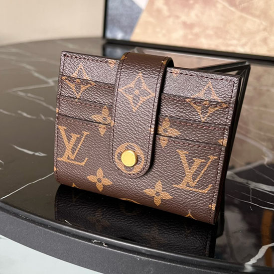 Louis Vuitton Monogram Canvas Wallet Brown M61731