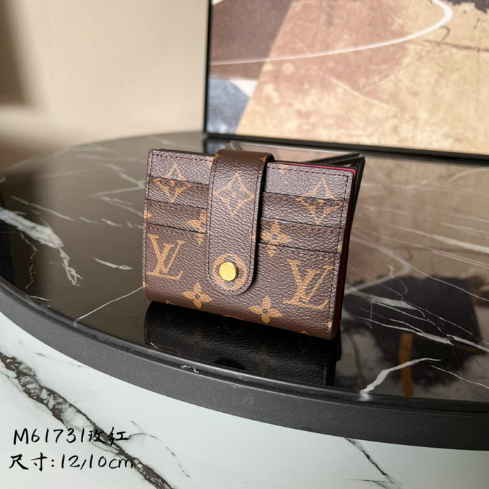 Louis Vuitton Monogram Canvas Wallet Rose M61731