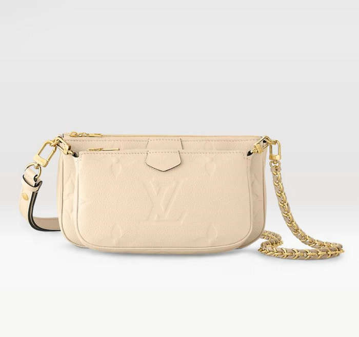 Louis Vuitton Multi Pochette Accessoires Cream M46568