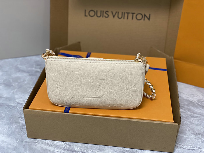 Louis Vuitton Multi Pochette Accessoires Cream M46568