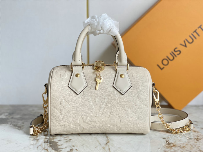Louis Vuitton Speedy Bandouliere 20 Cream M58954
