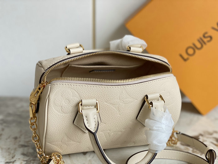 Louis Vuitton Speedy Bandouliere 20 Cream M58954