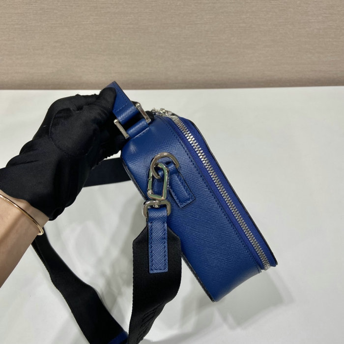 Medium Prada Brique Saffiano leather bag Blue 2VH069