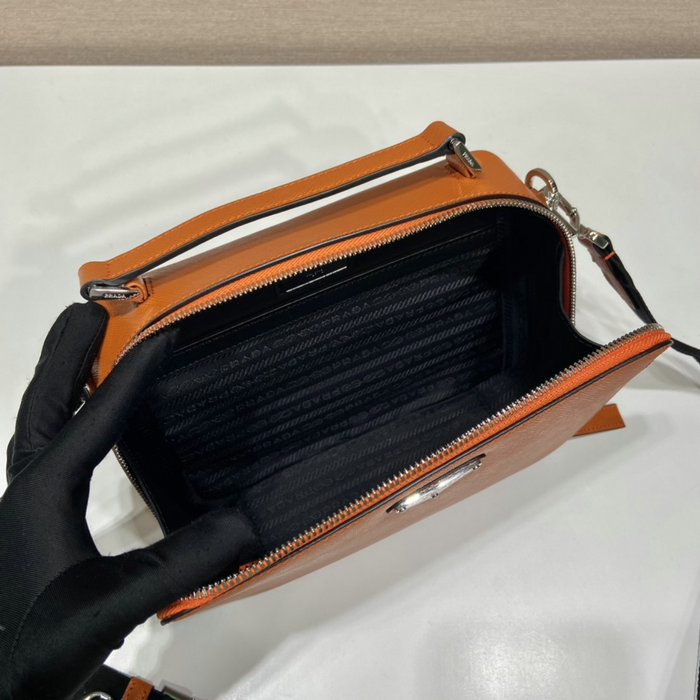 Medium Prada Brique Saffiano leather bag Orange 2VH069