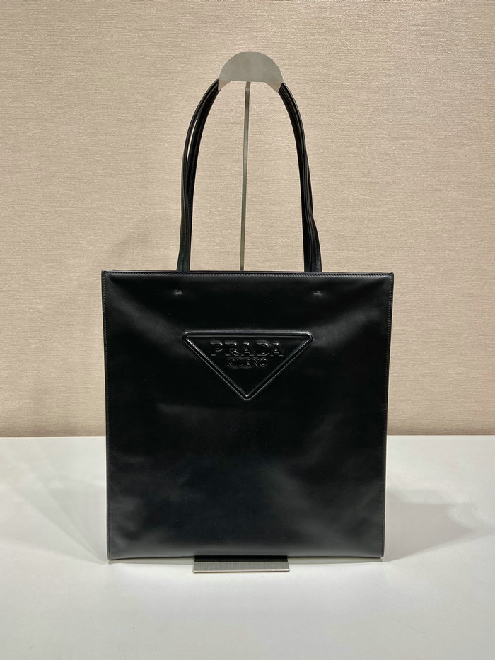 Prada Leather tote bag Black 1BG429