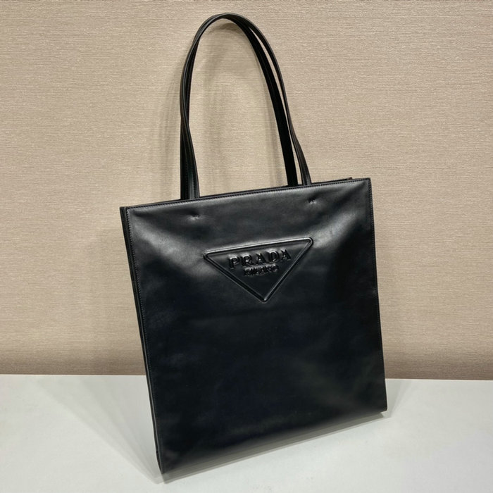 Prada Leather tote bag Black 1BG429