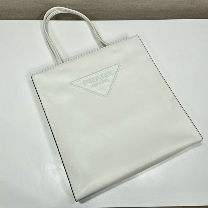 Prada Leather tote bag White 1BG429