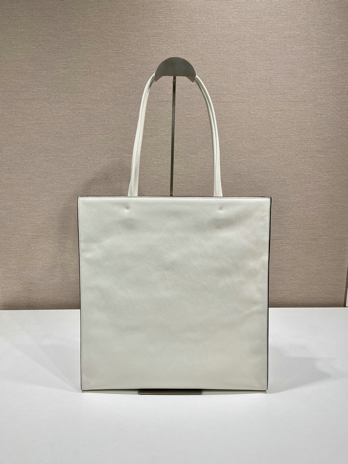 Prada Leather tote bag White 1BG429