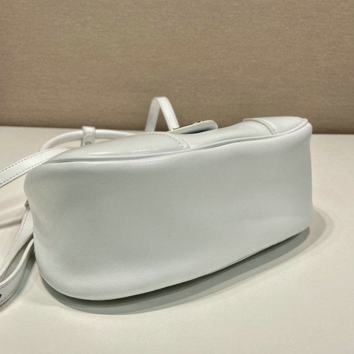 Prada Moon padded nappa-leather bag White 1BA381