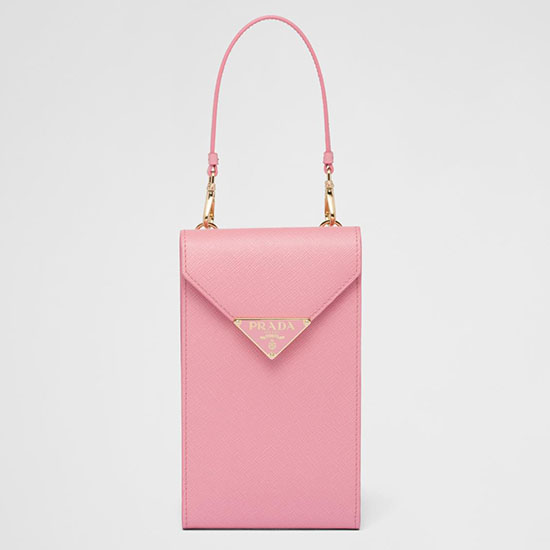 Prada Saffiano leather mini-bag Pink 1BP050