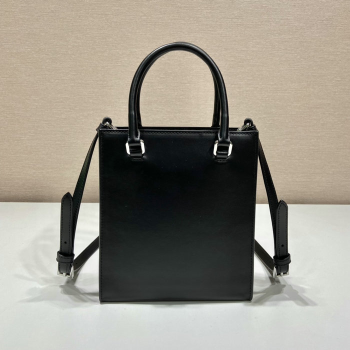 Prada Smooth Leather handbag Black 1BA333