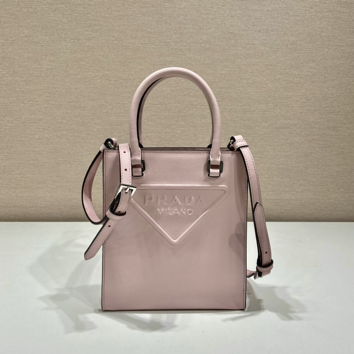 Prada Smooth Leather handbag Pink 1BA333