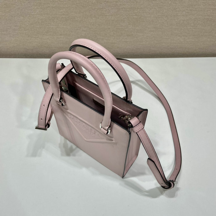 Prada Smooth Leather handbag Pink 1BA333