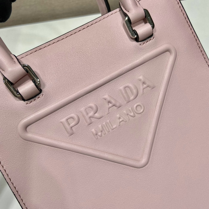 Prada Smooth Leather handbag Pink 1BA333