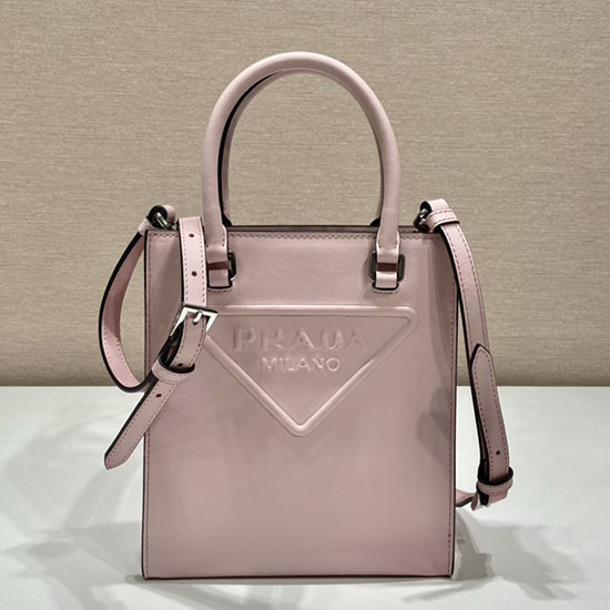 Prada Smooth Leather handbag Pink 1BA333
