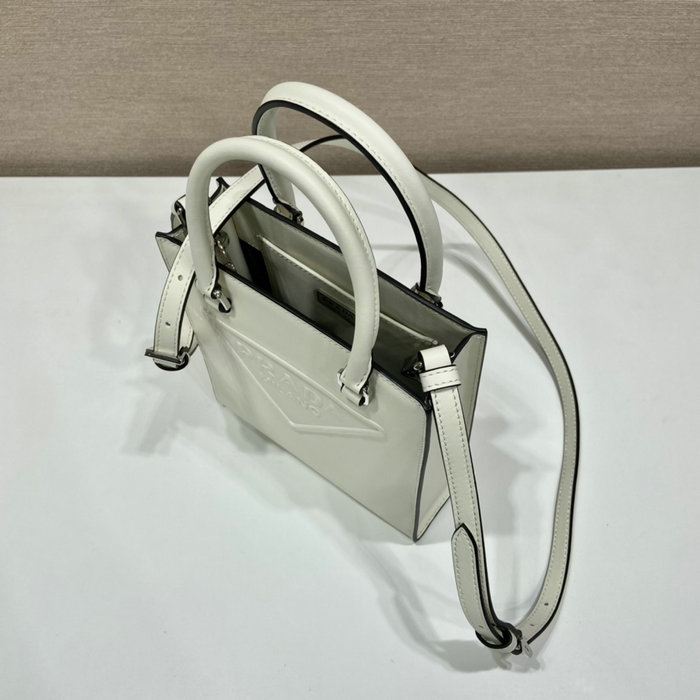 Prada Smooth Leather handbag White 1BA333