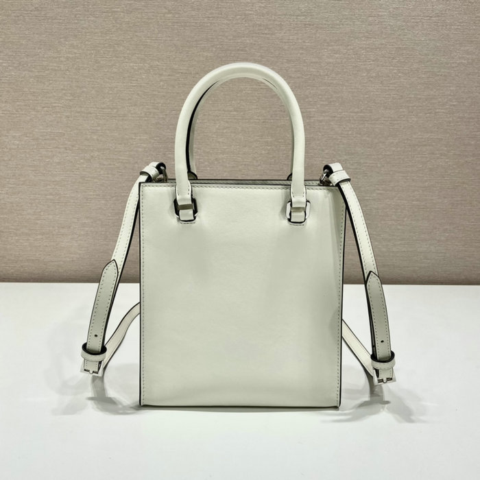 Prada Smooth Leather handbag White 1BA333