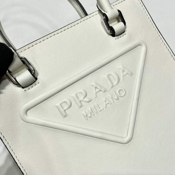 Prada Smooth Leather handbag White 1BA333