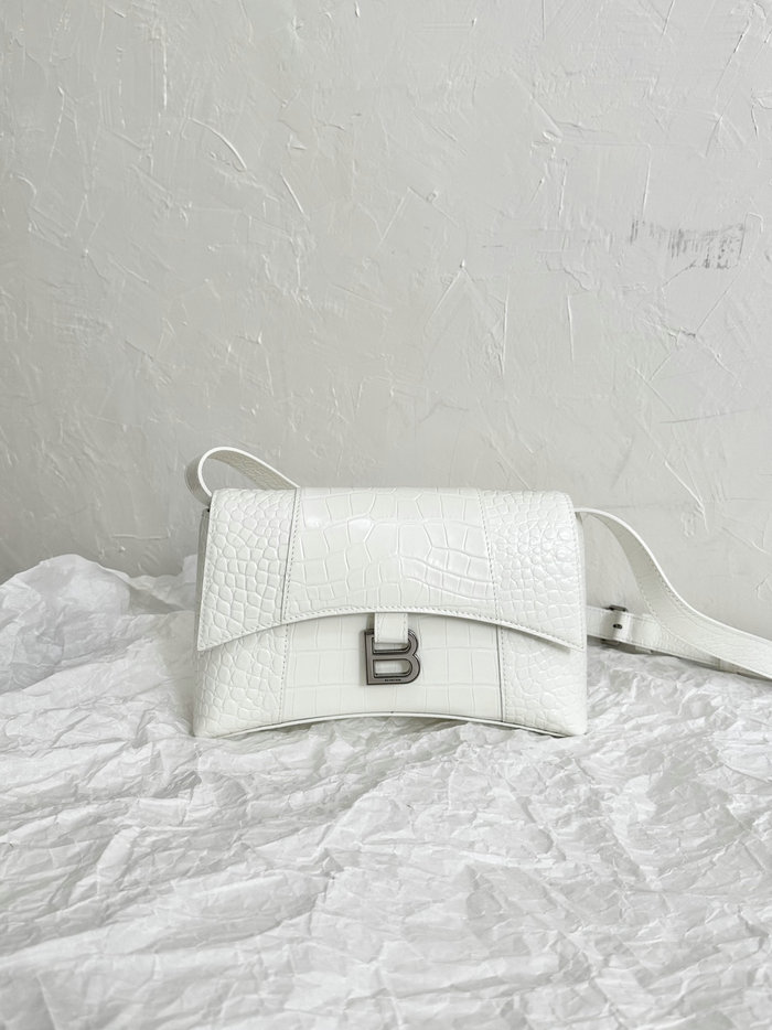 Balenciaga Downtown XS Shoulder Bag White B671355