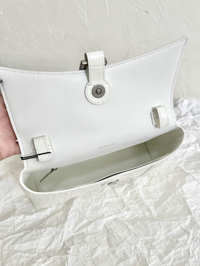 Balenciaga Downtown XS Shoulder Bag White B671355