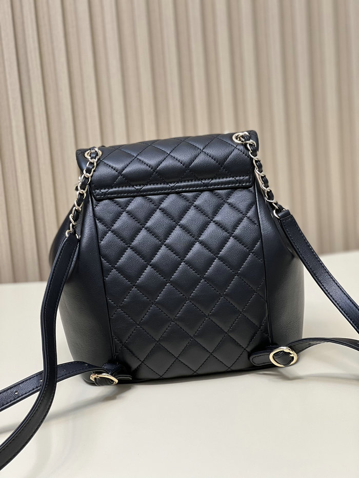 Chanel Calfskin Duma Backpack Black AS3688